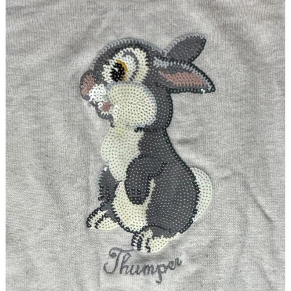 Disney x GAP Kids Thumper Sequin Sweater – Size XXL (Fits Adult XS) - Picture 2 of 5